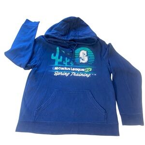 Fanatics Blue Sweatshirt Hoodie Casual Style